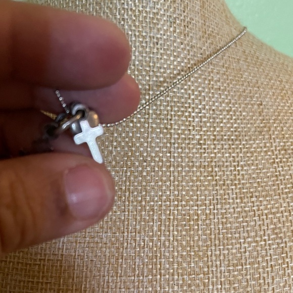 Silver Faith,Hope, Love Pendants Necklace- Cross, heart and anchor - Picture 4 of 9